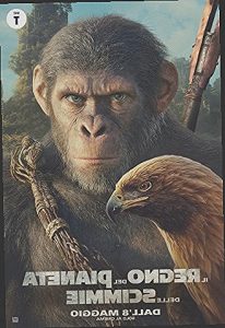 Locandina del film Il Regno del Pianeta delle Scimmie 2024